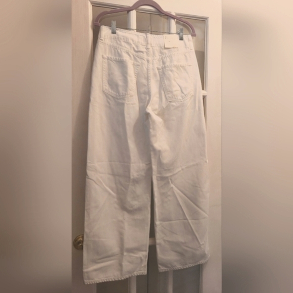 Citizens Of Humanity!! Boardwalk Wide-Leg Jeans- In White!! - Picture 15 of 16